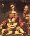 Infant Canvas Paintings - Holy Family with the Infant St John
